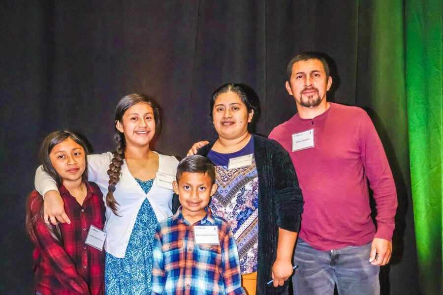 Bianca and her family