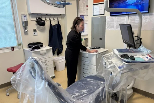 Dr Lynne Wong at the Dental Clinic