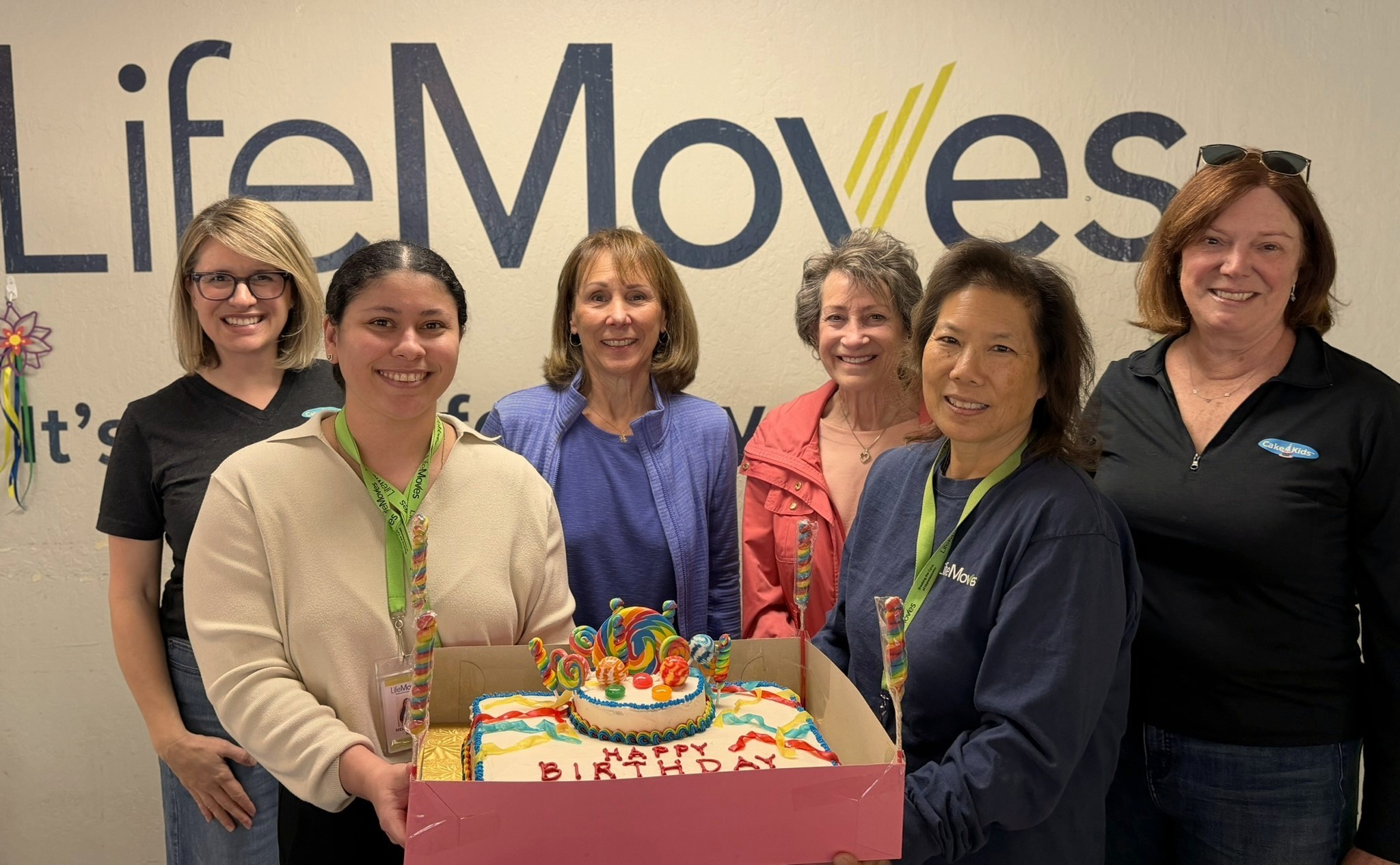 Cake4Kids delivered to LifeMoves Villa